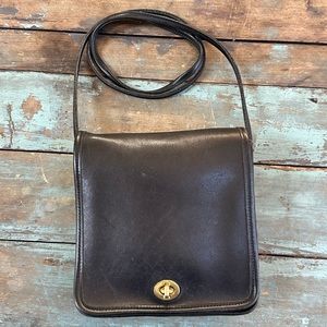 Vintage Coach Compact Pouch Shoulder Bag